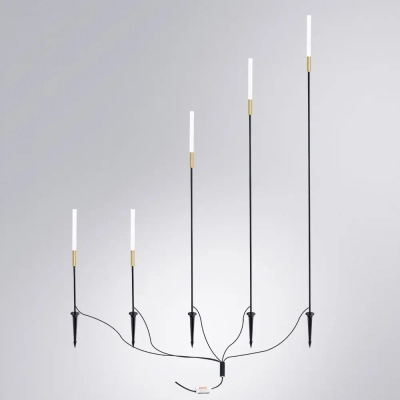 Грунтовый светильник Arte Lamp MUSTER A1083PA-5BK, 5хLED