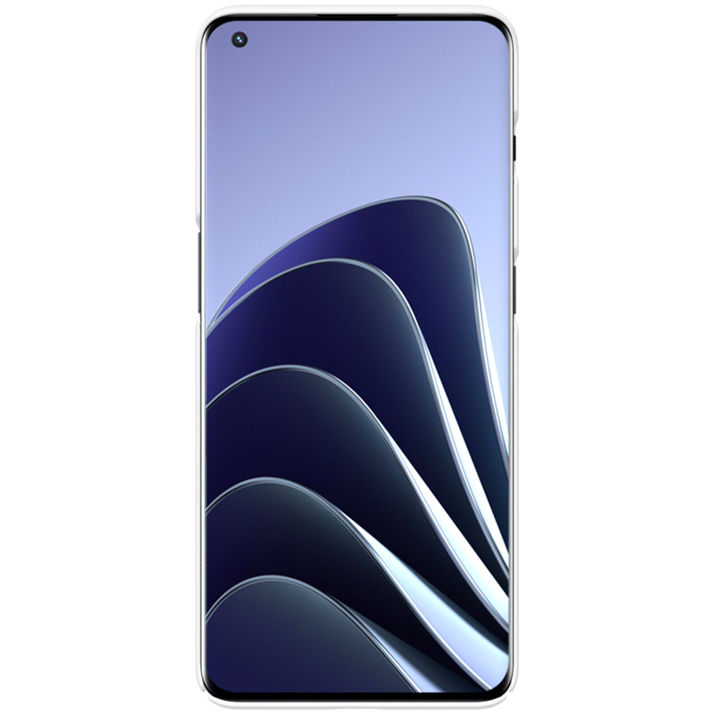 Белый тонкий чехол от Nillkin для OnePlus 10 Pro, серия Super Frosted Shield