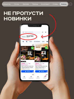 Корм сухой для стерилизованных кошек породы Сибирская, с лососем, 400 гр, QUATTRO