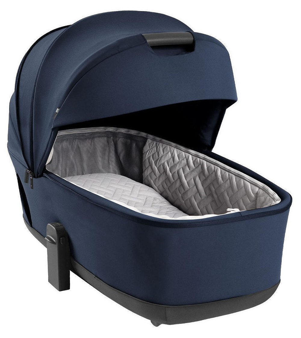 Коляска Carrello Alfa CRL-6522 2025 Cybex Cloud G i-Size Moon Black Plus 3 в 1 Denim Blue