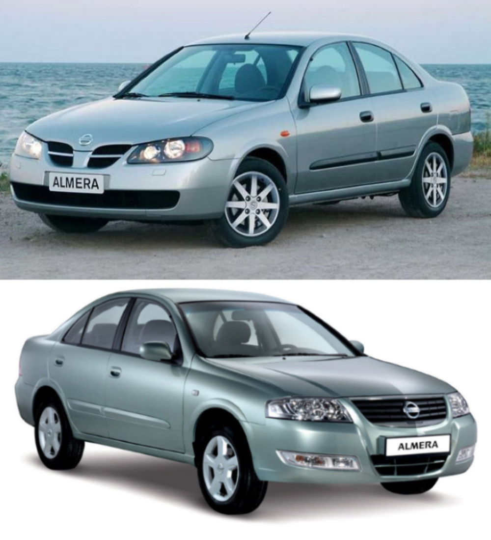 Порог Nissan Almera Classic, N16 2000-2013 Полный профиль (0,8мм)