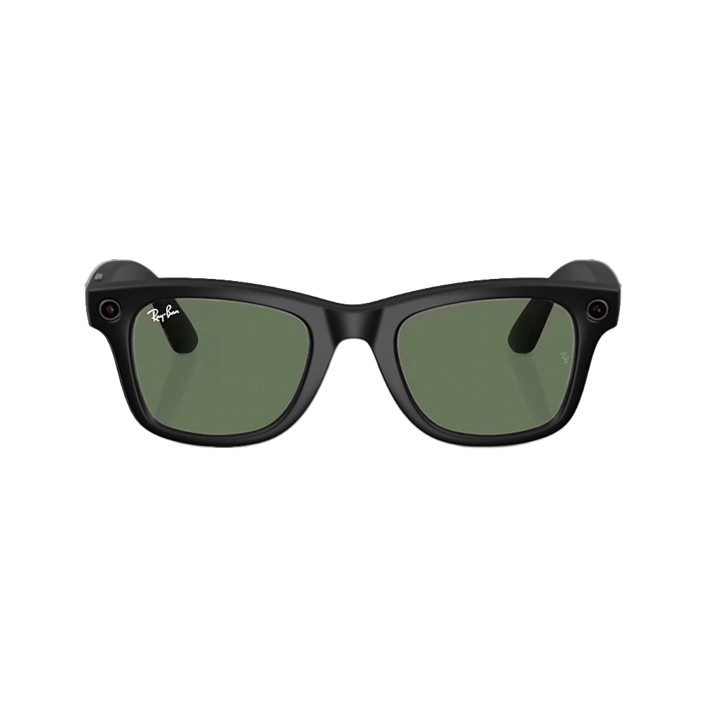 Умные очки Ray-Ban Wayfarer Matte Black / Graphite Green, 150-50 (RW4006)