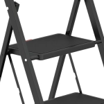 Стремянка стальная Zalger Jet Black 3 ступени (9910-3)