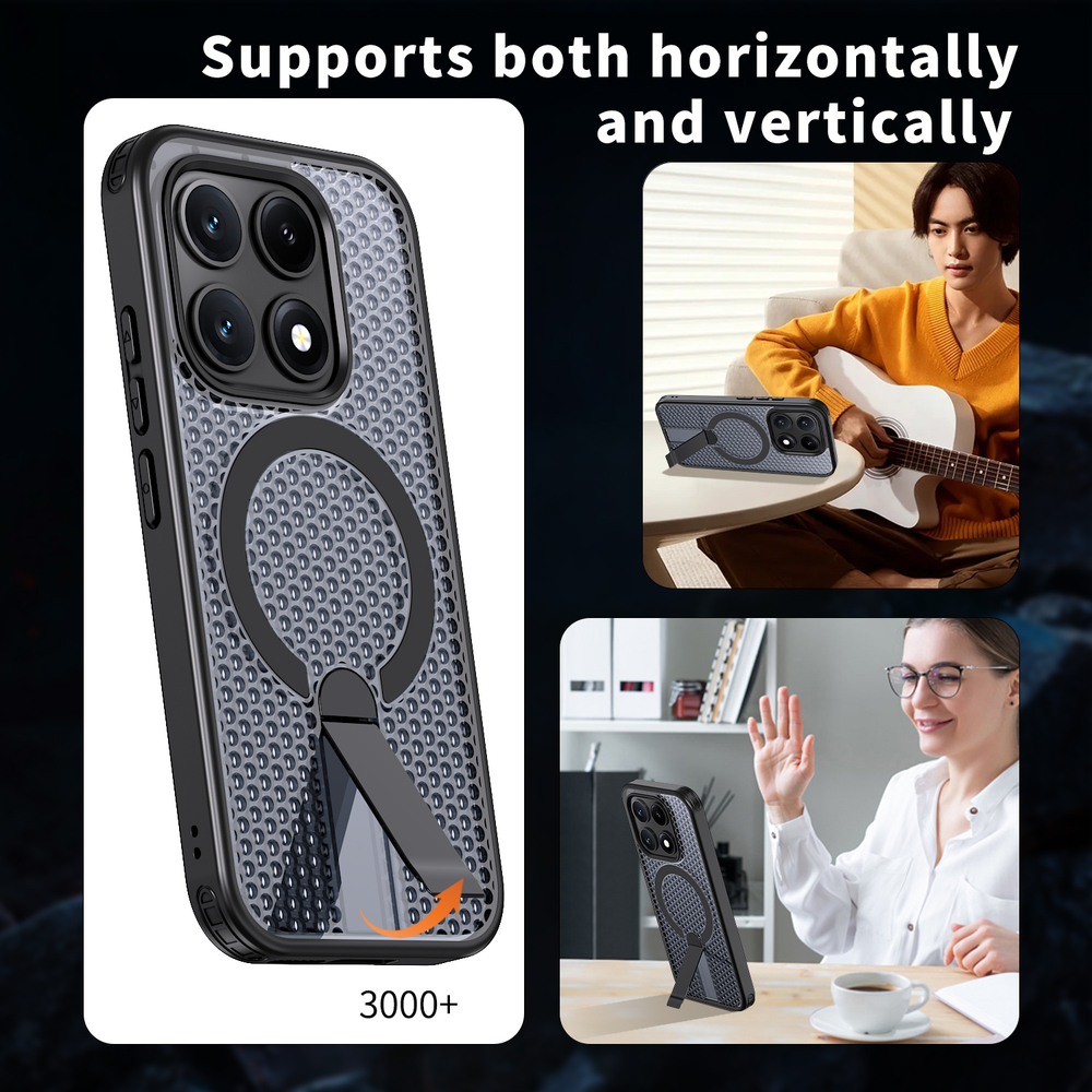 Прозрачный чехол Mesh Pro Magnetic Case для Xiaomi 17