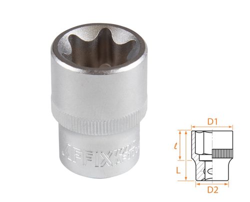 AFFIX (AF00043024) Головка торцевая TORX Е-стандарт 1/2", E24