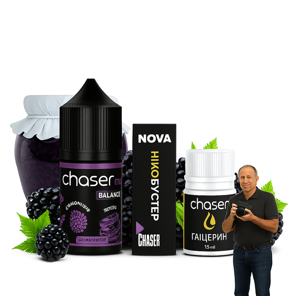 Chaser MIX - Blackberry Jam (30ml, 5% nic)