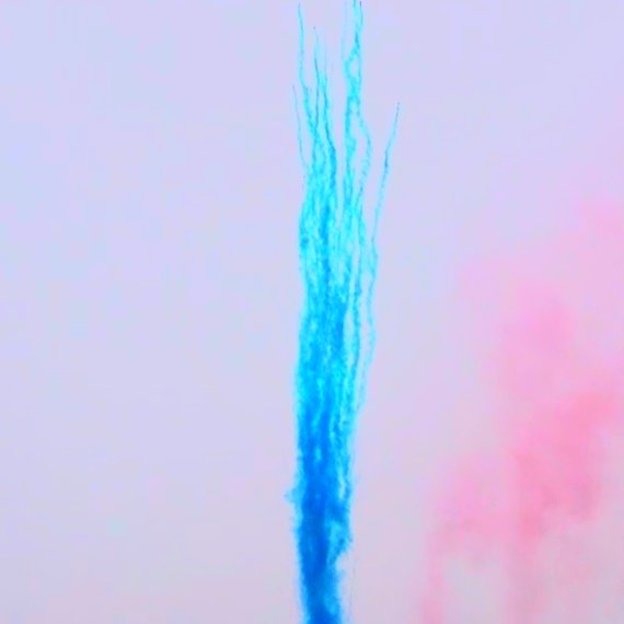 Дневная батарея салютов ГЕНДЕРНЫЙ САЛЮТ BLUE SMOKE RAY (25/1,2) МДП42
