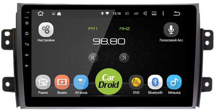 Магнитола для Suzuki SX4 2006-2014 - Airok RM-3502 Android 12, SIM-слот