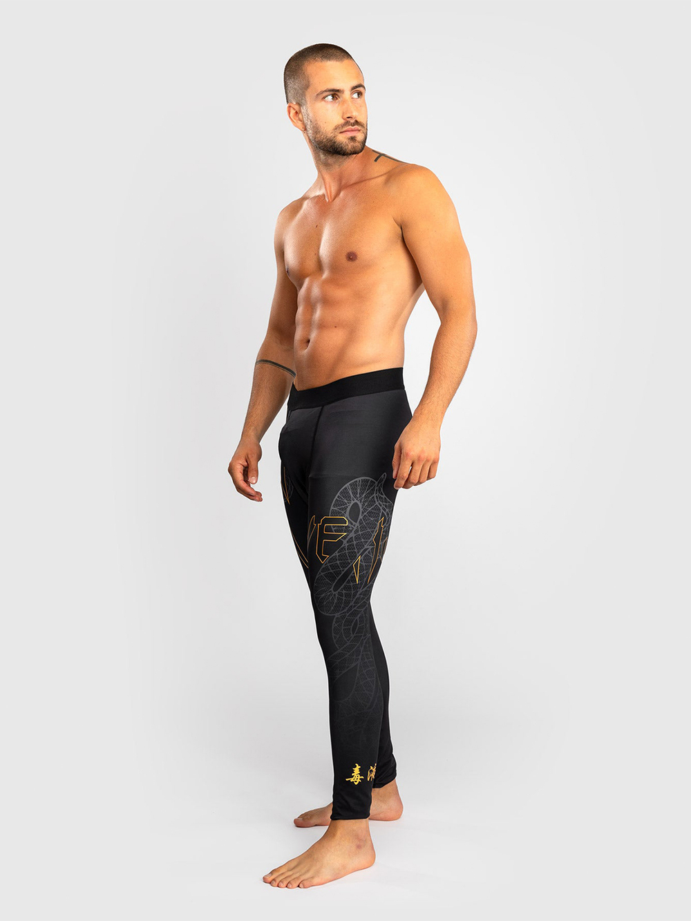 Шорты компрессионные Venum Midnight Fury Black/Grey/Silver