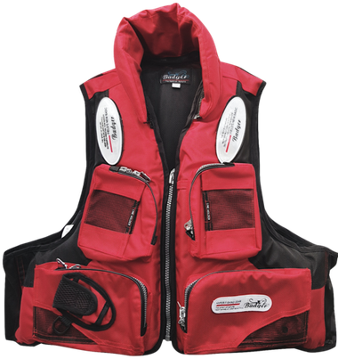 Жилет страховочный Badger Aqua Sport рыбаловный HFM-302-RED до 120кг -