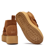 Кожаные угли classic low platform INUIKII - коричневый(75204-004)