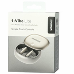 Наушники беспроводные Momax 1-Vibe Lite серебристые
