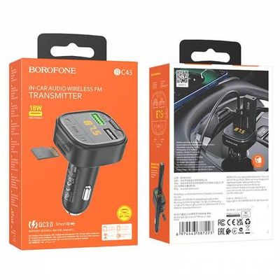 FM - Модулятор Borofone BC43 (black)