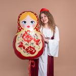Шар Фигура, Матрешка, 107 см