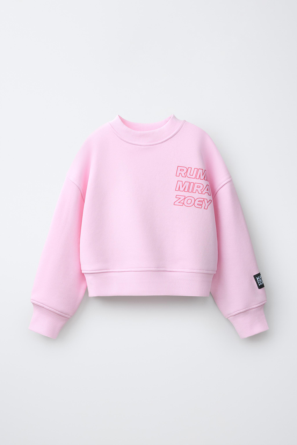 ZARA ТОЛСТОВКА KPOP DEMON HUNTERS™ NETFLIX ©, РОЗОВЫЙ