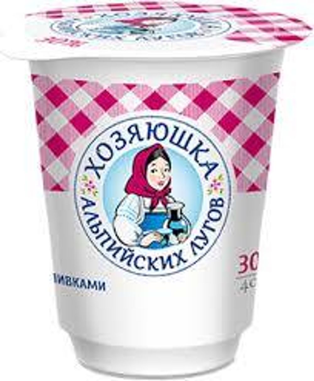 Сметанный продукт  Хозяюшка 30% 400 гр