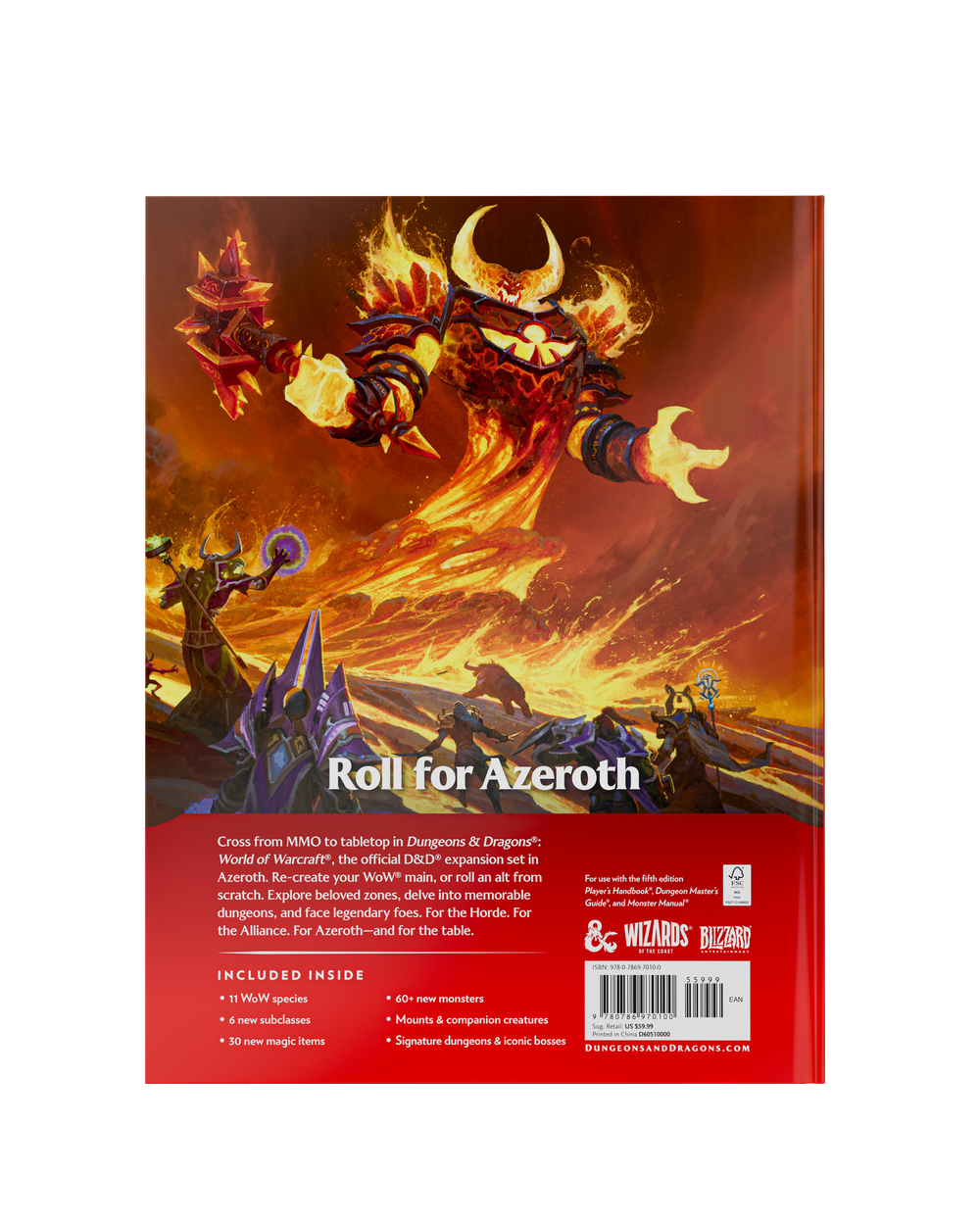 Dungeons & Dragons: World of Warcraft - стандартная обложка