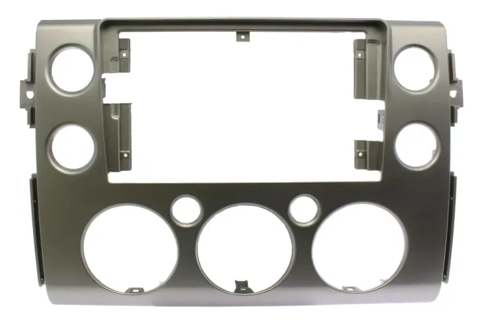 Магнитола для Toyota FJ Cruiser 2005-2022 (рамка серая) - FarCar монитор 12.3" 2K QLED на Android 14, Быстрая, CarPlay, 4G SIM-слот