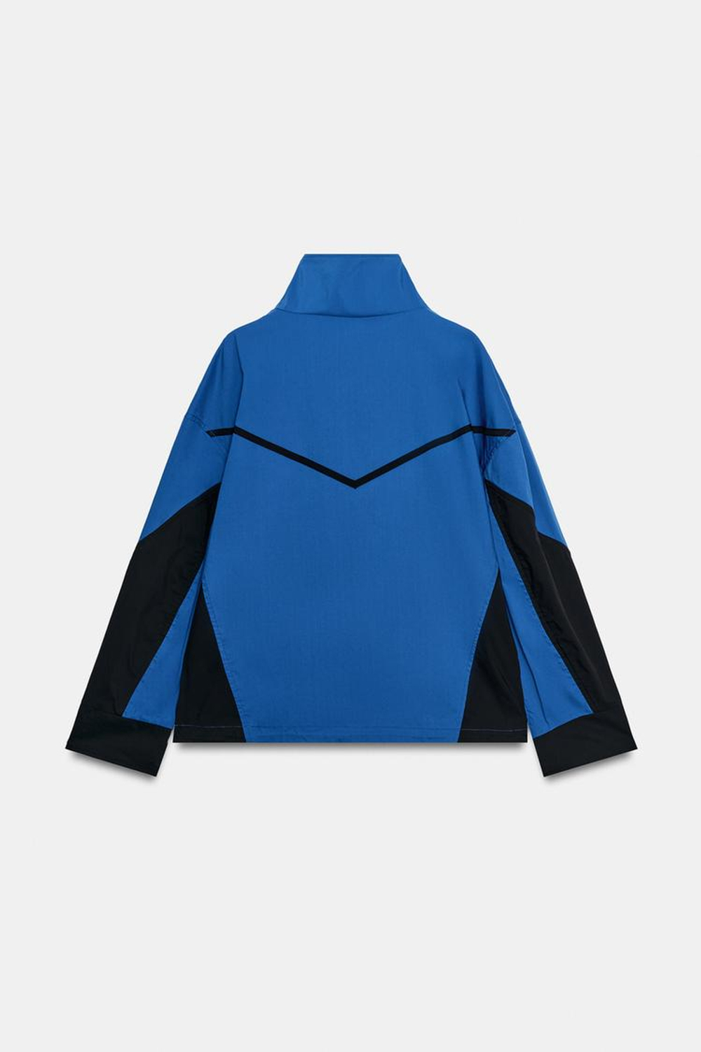 ZARA КОМБИНИРОВАННАЯ ТЕХНИЧЕСКАЯ КУРТКА — ZW COLLECTION, СИНИЙ