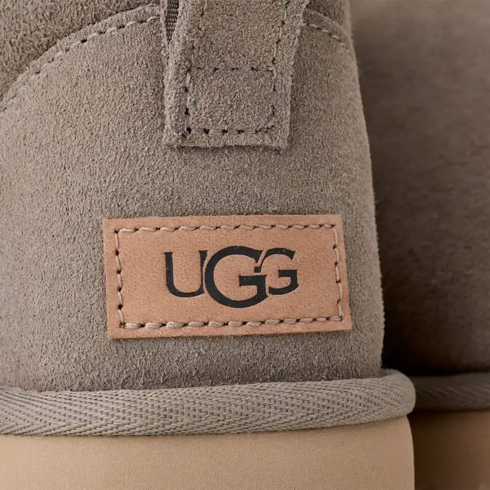 UGG Угги Classic Ultra Mini, светло-серый