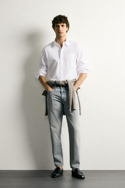 ДЖИНСЫ SLIM TAPERED — ZARA