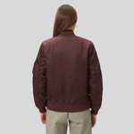 Бомбер Alpha Industries MA-1 W Cocoa (Бордово-коричневый)