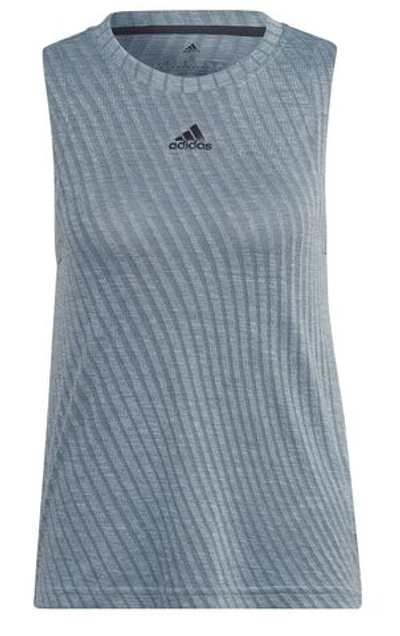 Женский топ теннисный Adidas Match Tank - almost blue/grey five