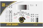 Аппарат аргонодуговой сварки HUGONG ETIG 200DP III - [220В / 10-200А / TIG]