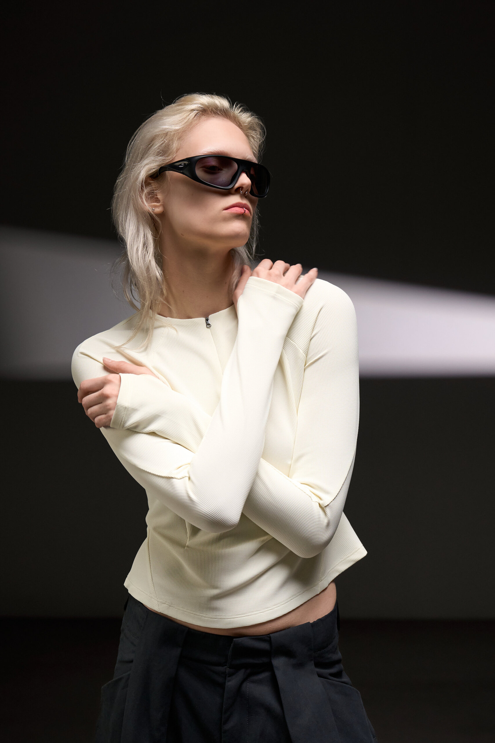 Лонгслив Blue Monte Crew Neck Training Longsleeve "Water White" Women’s