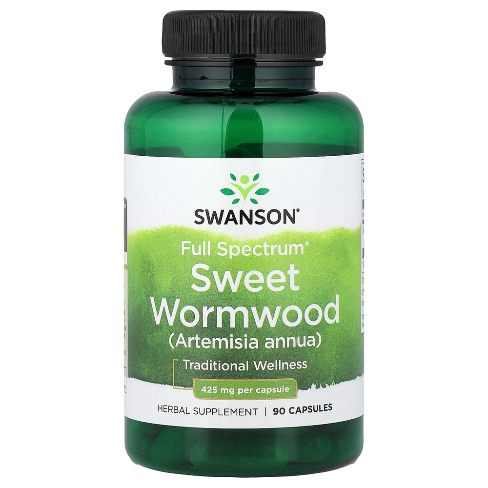 Swanson Vitamins, Full Spectrum®, полынь однолетняя, 425 мг, 90 капсул