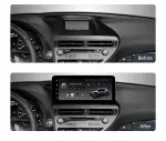 Магнитола для Lexus RX270, RX350 AL10 2009-2015 (ШГУ монохром) - Teyes LUX ONE ROUND монитор 12.3" 2K QLED на Android 10, Быстрая, CarPlay, 4G SIM-слот, джойстик в комплекте