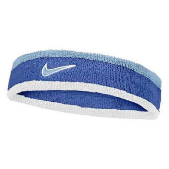 Повязка на голову теннисная Nike Swoosh - white/blue/light blue
