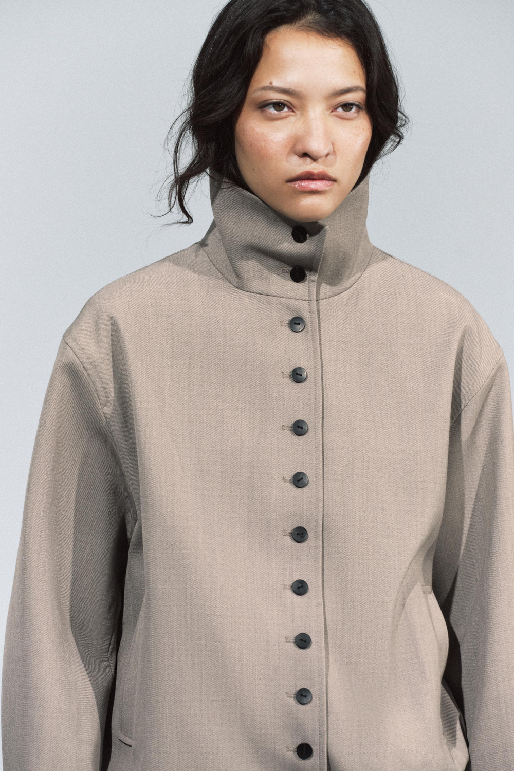 КУРТКА С ШЕРСТЬЮ — ZW COLLECTION — ZARA