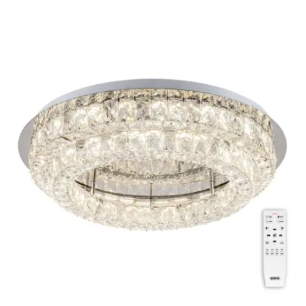 Eletto Olimpia EL330C80.1 LED Люстра хрустальная с пультом Хром