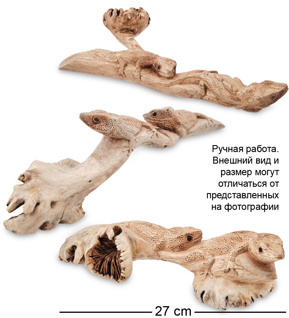 Decor and Gift 50-004 Статуэтка «Игуаны на дереве» мал.