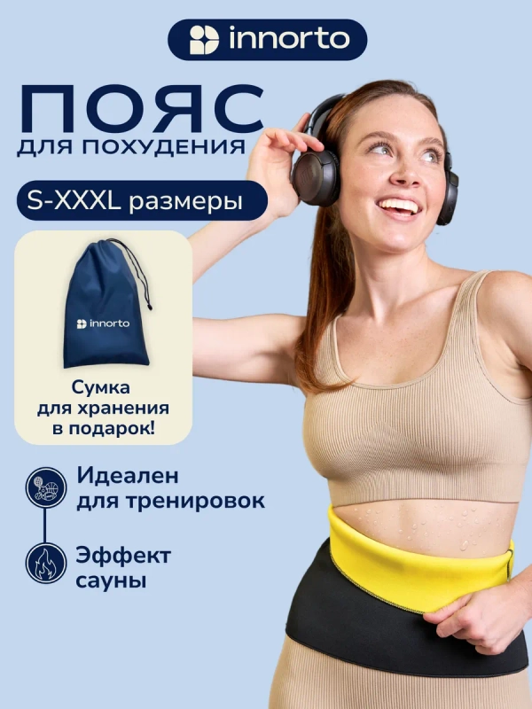 Пояс для похудения живота и боков с эффектом сауны 52181
