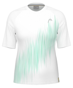 Женская теннисная футболка Head Performance T-Shirt - candy/print perf white