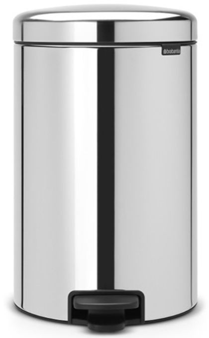 Ведро для мусора Brabantia NewIcon 20л стальное полированное