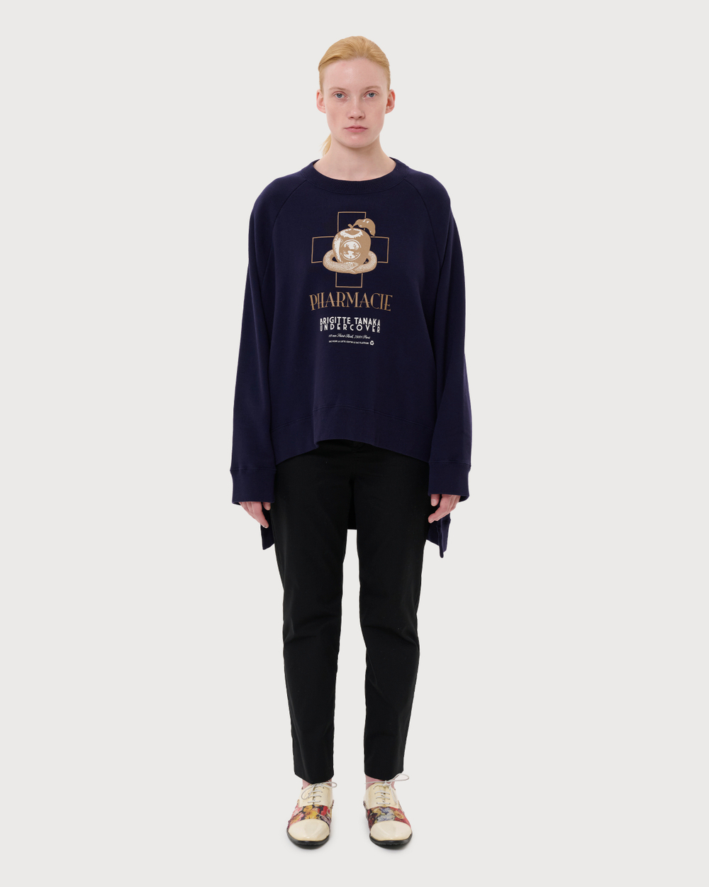 UNDERCOVER x BRIGITTE TANAKA ТОЛСТОВКА ФИОЛЕТОВАЯ PHARMACIE