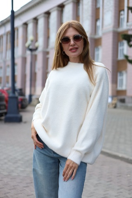 Джемпер вязаный женский SOFT, айвори