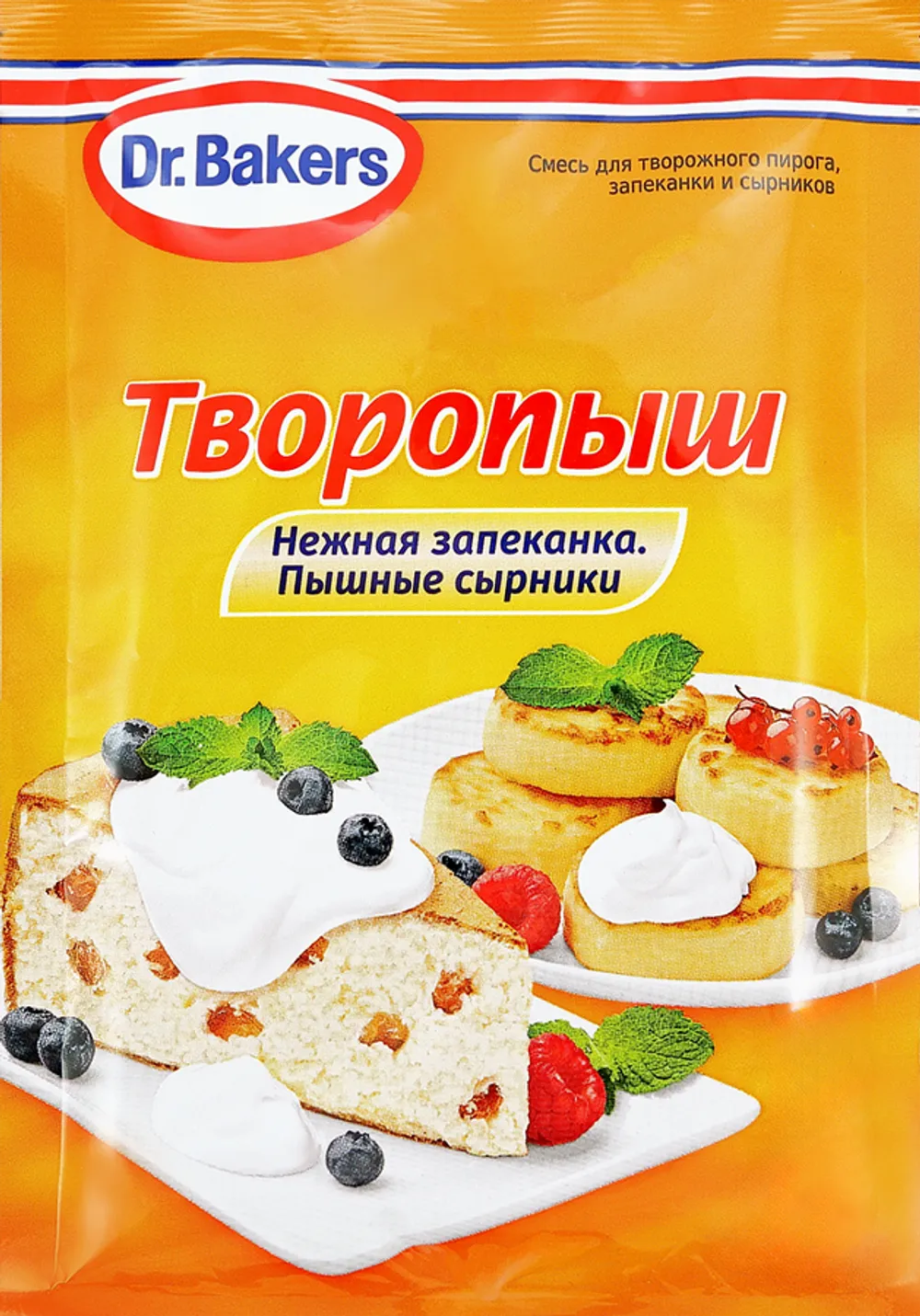 Смесь DR.BAKERS Творопыш для творожного пирога и запеканки 60г