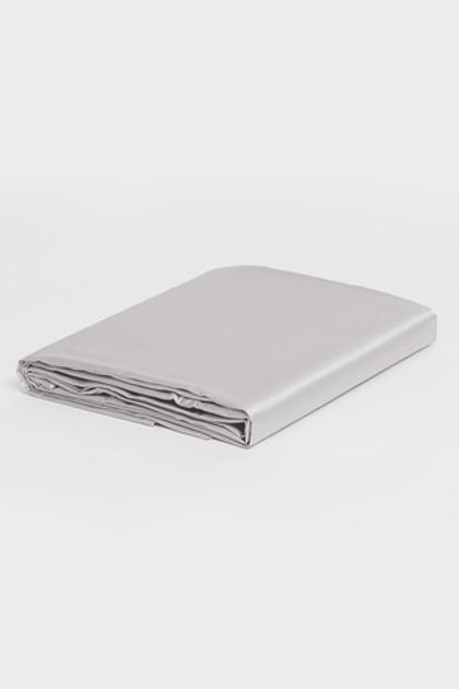 Простыня 260х280 German Grass Блиссен Серый (Silk Bliss Silvery Grey)