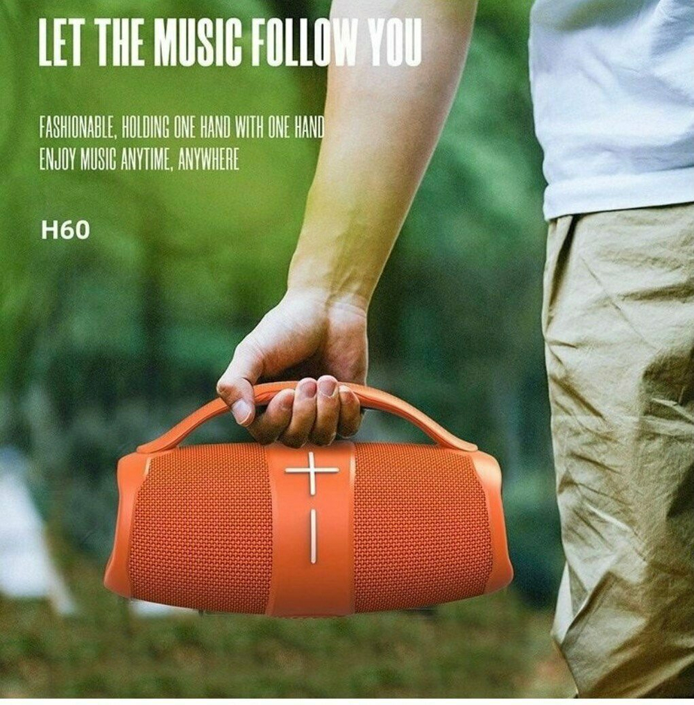 Портативная Bluetooth Колонка Hopestar H60 Boombox 20W портативная акустика /блютуз колонка (красный)