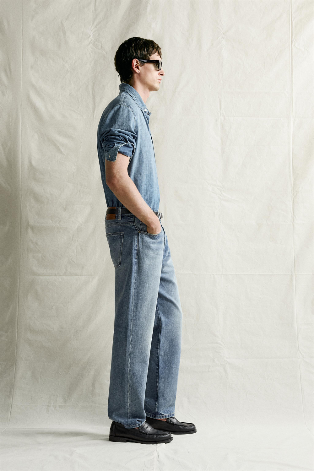 ДЖИНСОВАЯ РУБАШКА REGULAR FIT — ZARA · 4470/325