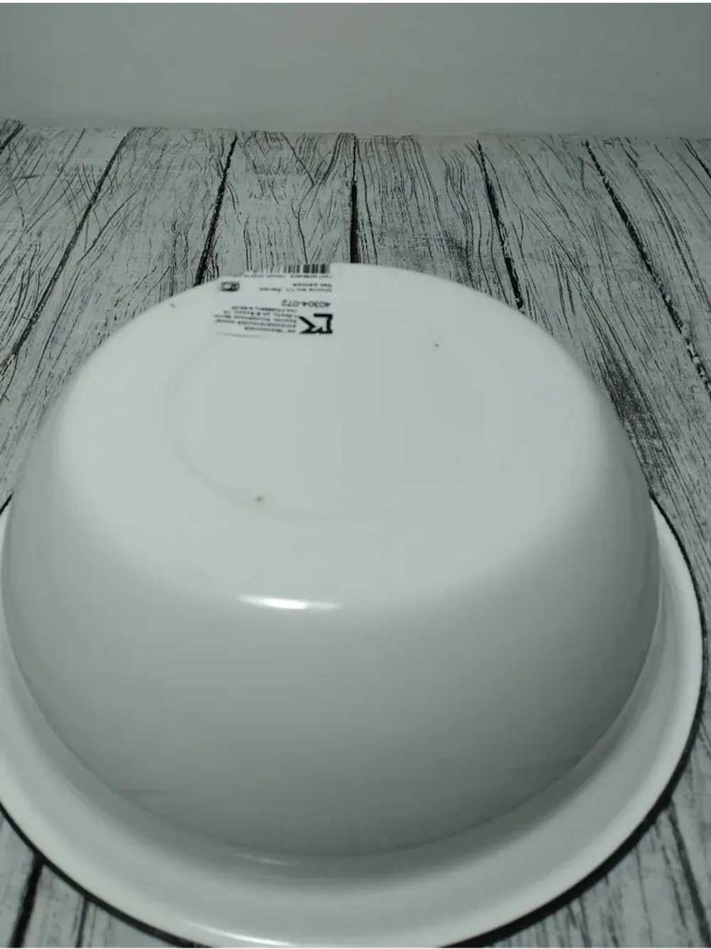 Миска 1л белая Без деколи  40304-072