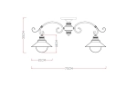 Потолочная люстра Arte Lamp GRAZIOSO A4577PL-5CK, 5хE27