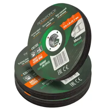 Круг отрезной по металлу 125x1.0x22.2мм (к-т 30 шт) RockFORCE RF-CW705[к-т 30 шт.]