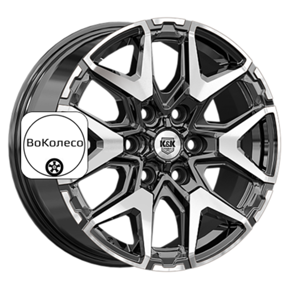 7,5x18/6x139,7 ET36 D100,1 Гангут (КС1176) Алмаз черный K&K