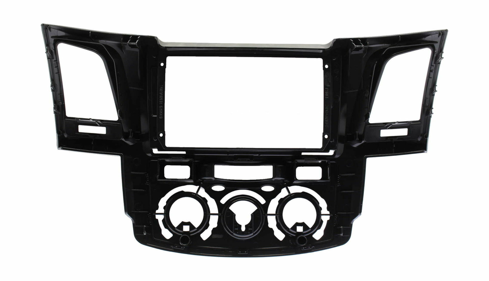 Переходная рамка магнитолы TOYOTA HILUX, FORTUNER 2005-2008 (авто с кондиционером) 9 дюймов