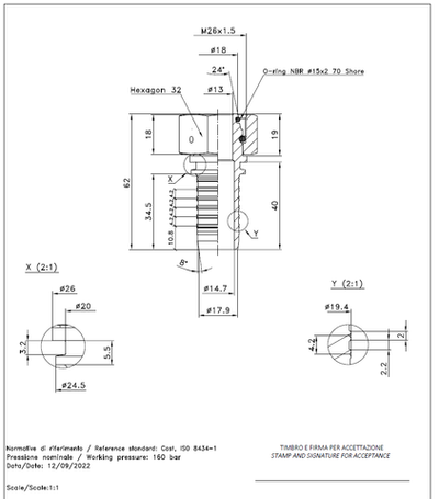 Фитинг DN 20 DKO-L (Г) 26x1.5 18